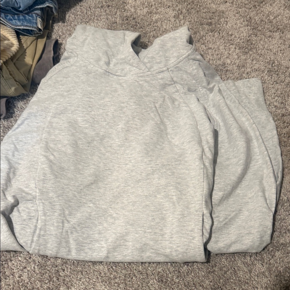 Lululemon Gray Hoodie Sweatshirt